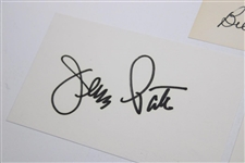 US Open Champs Casper, Furyk, Pate, Miller, Nelson & Jacklin Signed Cards JSA ALOA