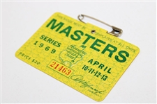 1969 Masters Tournament SERIES Badge #21463 - George Archer Winner