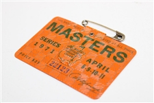 1971 Masters Tournament SERIES Badge #22123 - Charles Coody Winner