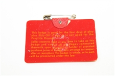 1972 Masters Tournament SERIES Badge #23959 - Jack Nicklaus Winner