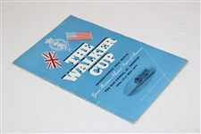 1955 Walker Cup at St Andrews Official Program with Order of Play Sheet