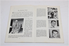 1955 Walker Cup at St Andrews Official Program with Order of Play Sheet
