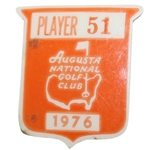 Sam Sneads 1976 Masters Tournament Contestant Badge #51
