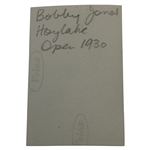 Bobby Jones 1930 OPEN at Hoylake Original Photo
