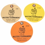 1976 Masters Tournament Monday, Tuesday, & Wednesday Tickets