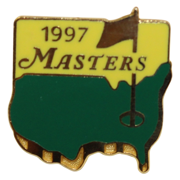 1997 Masters Tournament Commemorative Pin - Tiger's First Masters Win