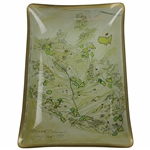 1933' Augusta National Golf Club Aerial Map Depicted on Ceramic Candy Dish
