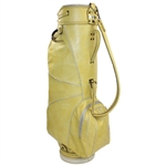 Annika, Kerr, Pepper, Hurst, Park & More Multi-Signed LPGA Vintage Yellow Titleist Golf Bag JSA ALOA