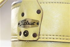 Annika, Kerr, Pepper, Hurst, Park & More Multi-Signed LPGA Vintage Yellow Titleist Golf Bag JSA ALOA