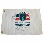 President George W. Bush Signed The Bush Center Warrior Open Flag JSA ALOA