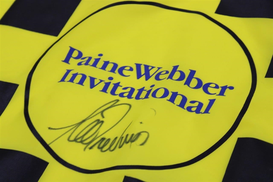 Lee Trevino Signed Paine Webber Invitational Course Flag JSA ALOA