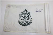 David Graham Signed 'Portland Golf Club' Embroidered Course Flag JSA ALOA