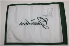 Lee Trevino Signed The Greenbrier Embroidered Course Flag JSA ALOA