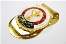 Gold Tone Ryder Cup at Kiawah Island Commemorative Money Clip