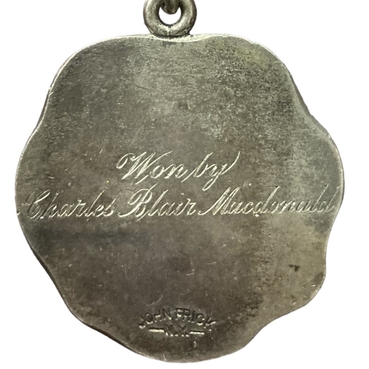 1894 Championship of the United States Runner-Up Medal Won by CB MacDonald