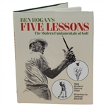 Ben Hogans Signed 1985 "Five Lessons: The Modern Fundamentals Of Golf" Book JSA ALOA