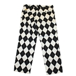 John Daly LoudMouth Black & White Checkered Golf Pants