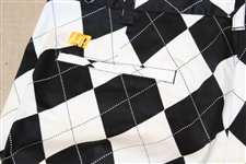 John Daly LoudMouth Black & White Checkered Golf Pants