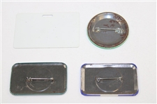 1983, 1988, 1994 & 1998 US Open Official Caddie Badges - Linn Strickler Collection