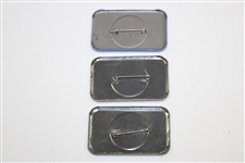1993, 1995 & 1997 US Open Official Caddie & Contestant Family Badges - Linn Strickler Collection