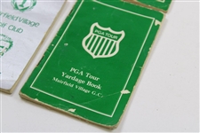 Muirfield Village GC Yardage by Angelo Guide w/Five (5) PGA Tour Guides - Linn Strickler Collection