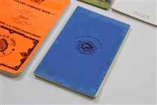 Five (5) US Open Championship Used Official Yardage Books - Linn Strickler Collection