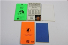 Five (5) US Open Championship Used Official Yardage Books - Linn Strickler Collection