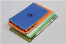 Five (5) US Open Championship Used Official Yardage Books - Linn Strickler Collection