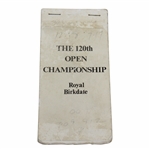 1991 The Open Championship Used Official Yardage Guide - Linn Strickler Collection