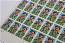 Unused Sheet Of 50 Francis Ouimet 25 Cent United States Postal Stamps - 1988