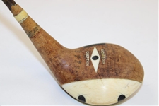 MacGregor Chiefton Steel Shafted Fancy Face Driver with Brass Sole Insert