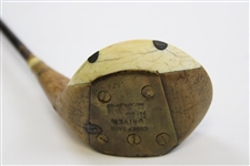 MacGregor Chiefton Steel Shafted Fancy Face Driver with Brass Sole Insert