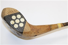 MacGregor Chiefton Steel Shafted Fancy Face Driver with Brass Sole Insert