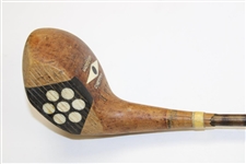 MacGregor Chiefton Steel Shafted Fancy Face Driver with Brass Sole Insert