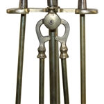 Vintage Golf Themed Club Fireplace Poker Stick Set with Brush in Stand