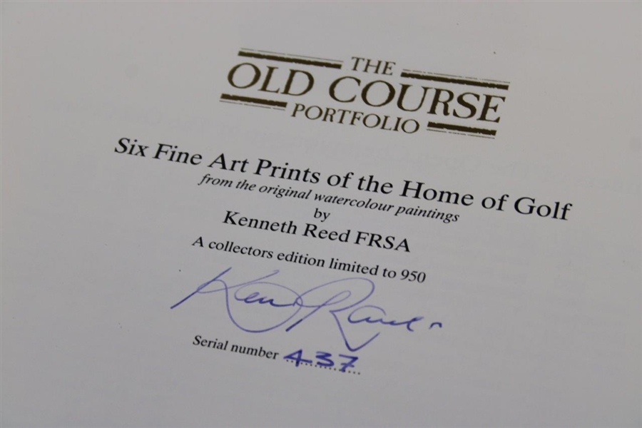 The Old Course Portfolio By Ken Reed 6 Prints Signed And Numbered #437/950