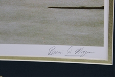 Jack Nicklaus Signed Oversize 1986 Masters Putter Raise Brian Morgan Double Matted Photo JSA ALOA
