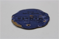 Walter Hagen Signed 1929 Moor Park Golf Club Member Exhibition Badge JSA ALOA