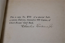 Charles 'Chick' Evans, Jr. Signed 1921 Special Subscription Edition 'Golf Book' #480/999 JSA ALOA