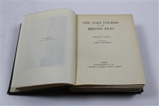 1910 'The Golf Courses of the British Isles' 1st Ed. Book by Bernard Darwin in Custom Slipcase