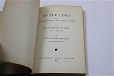 1889 'On the Links' by William Angus Knight Book From Joe Murdoch Library