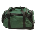 Masters Tournament Logo Used Green Roller Duffel Bag