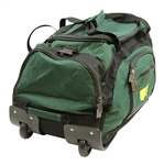Masters Tournament Logo Used Green Roller Duffel Bag