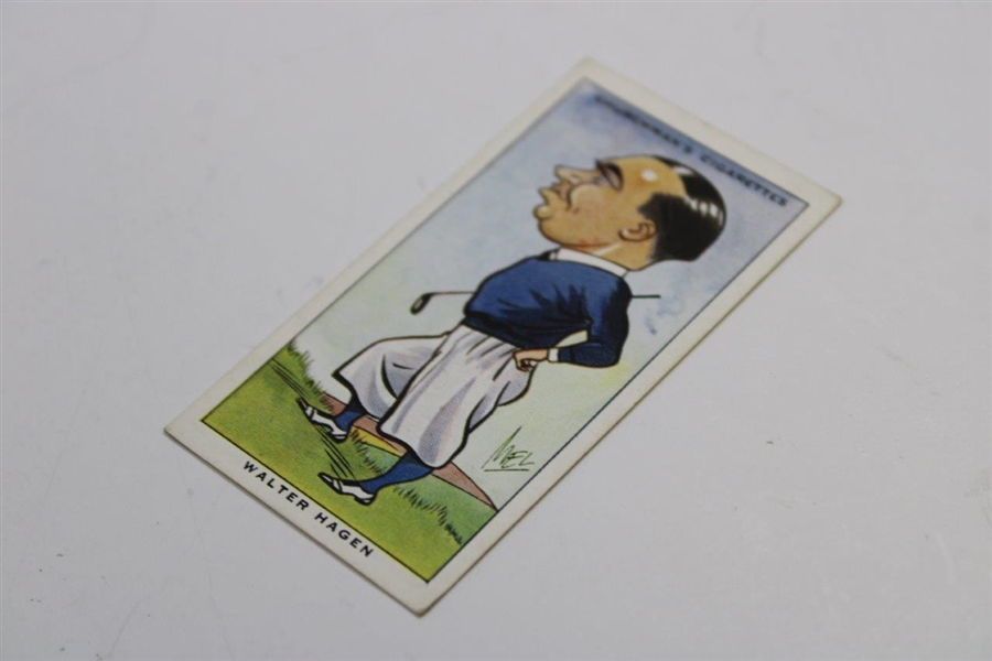 Walter Hagen WA & AC Churchman 'Men of the Moment in Sport' Tobacco Card #33