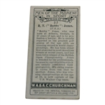 Bobby Jones WA & AC Churchman 'Men of the Moment in Sport' Tobacco Card #27