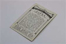 1935 R. T. (Bobby) Jones USA Sporting Events & Stars No. 19 Tobacco Card
