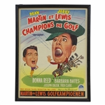Dean Martin & Jerry in The Caddy French Movie Poster - Framed
