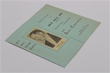 c. 1958 Oh-Oh Bonnie Has Read About You Folded Card of Congratulations To Bobby Jones