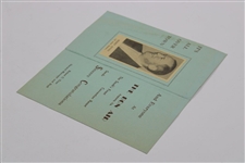 c. 1958 Oh-Oh Bonnie Has Read About You Folded Card of Congratulations To Bobby Jones