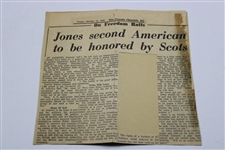 c. 1958 Oh-Oh Bonnie Has Read About You Folded Card of Congratulations To Bobby Jones